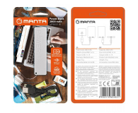 Powerbank MANTA 2800 mAh Czarny MPB001 # - 1386945 - zdjęcie 2